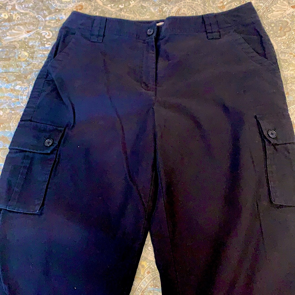 Talbots Black Cargo Pants